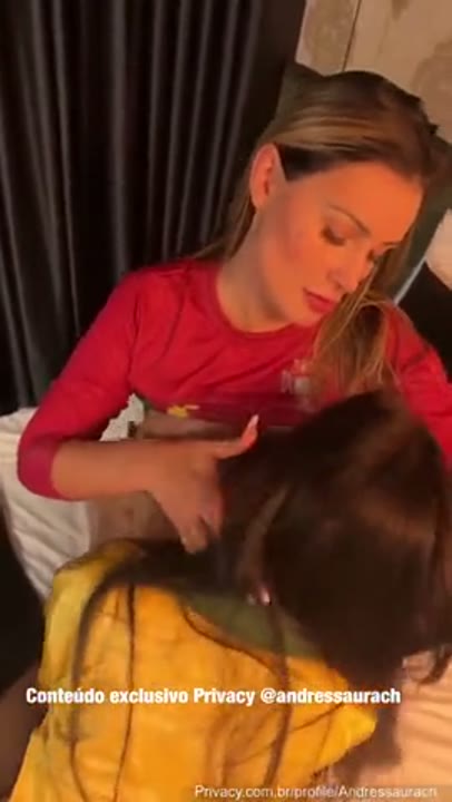 Feer Campos transando com Andressa Urach  no porno lésbico do Privacy